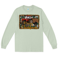 Matcha Merry Christmas Farm Tractor Long Sleeve Tee - RanaPortraitStore