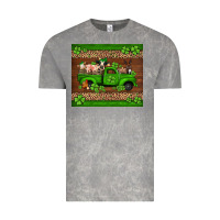 Cloud Rock st Patricks farm animals truck Vintage Tee - Jasminsmagicworld