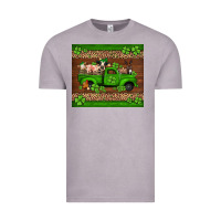 Vintage Zinc st Patricks farm animals truck Vintage Tee - Jasminsmagicworld