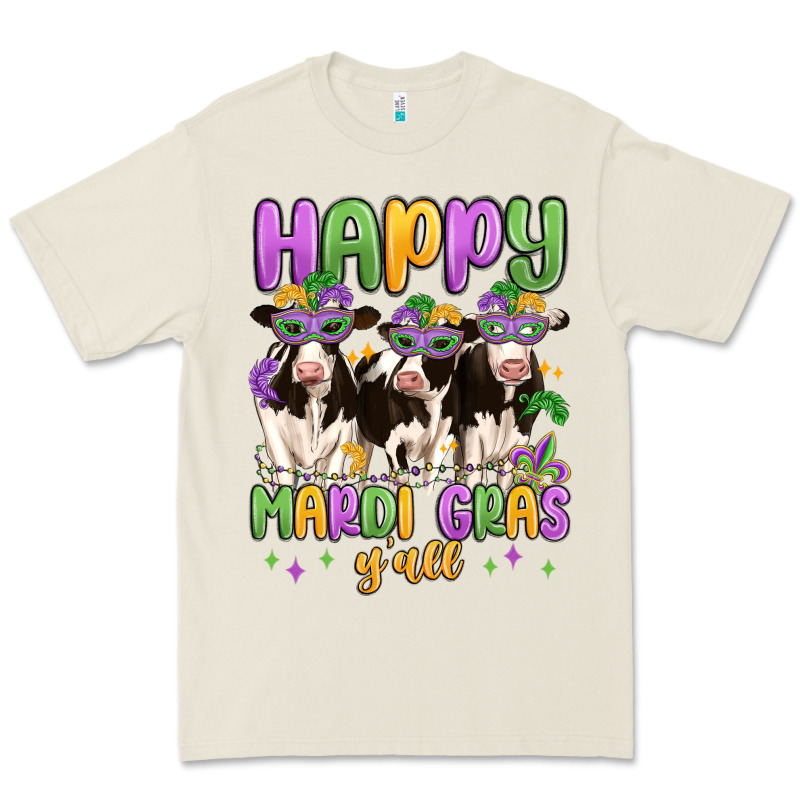 Happy Mardi Gras Y'all Premium Tee by MaliasSmallBusiness | Teevron