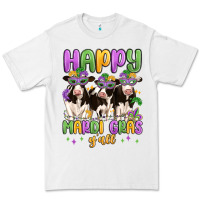 White happy mardi gras y'all Premium Tee - MaliasSmallBusiness