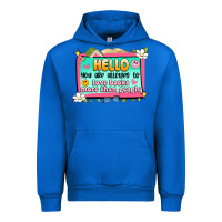 Cobalt hello you are allowed to love books more than peop Urban Hoodie - Artiststas