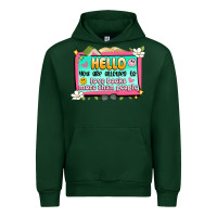 Forest Green hello you are allowed to love books more than peop Urban Hoodie - Artiststas
