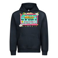 Navy hello you are allowed to love books more than peop Urban Hoodie - Artiststas