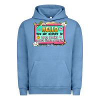 Pigment Pebble Blue hello you are allowed to love books more than peop Urban Hoodie - Artiststas