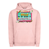 Pigment Salmon hello you are allowed to love books more than peop Urban Hoodie - Artiststas