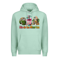 Seafoam Mexican Día De Los Muertos Coffee Cups Premium Hoodie - FaDigitalArtStudio