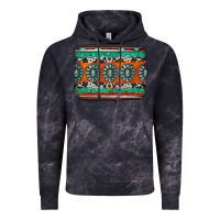 Cloud Black turquoise western background Vintage Hoodie - Jasminsmagicworld