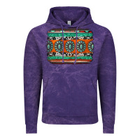 Cloud Purple turquoise western background Vintage Hoodie - Jasminsmagicworld