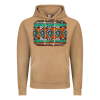 Vintage Camel turquoise western background Vintage Hoodie - Jasminsmagicworld