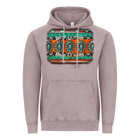 Vintage Zinc turquoise western background Vintage Hoodie - Jasminsmagicworld