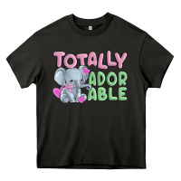Asphalt totally adorable Heavy Core Tee - MaliasSmallBusiness