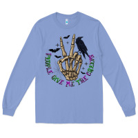 Colony Blue People Give Me The Creeps Long Sleeve Tee - texasbilliewilder