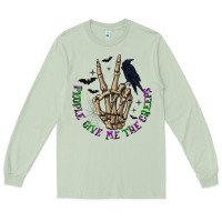 Matcha People Give Me The Creeps Long Sleeve Tee - texasbilliewilder
