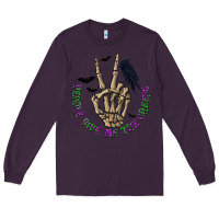 Plum People Give Me The Creeps Long Sleeve Tee - texasbilliewilder