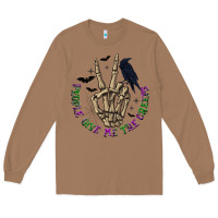 Toasted Coconut People Give Me The Creeps Long Sleeve Tee - texasbilliewilder