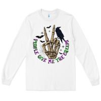 White People Give Me The Creeps Long Sleeve Tee - texasbilliewilder