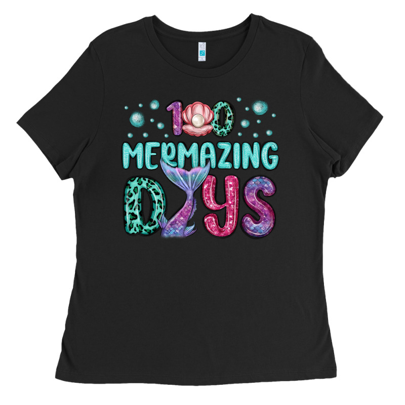 100 Mermazing Days Ladies Tee by MaliasSmallBusiness | Teevron