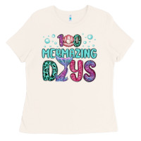 Bone 100 mermazing days Ladies Tee - MaliasSmallBusiness