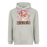 Moon Dust Pink Believe Santa Christmas Heavyweight Hoodie - FaDigitalArtStudio