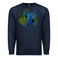 Navy halloween patch  3 Premium Sweatshirt - BundleAndBundleShop