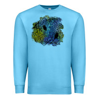 Ocean Blue halloween patch  3 Premium Sweatshirt - BundleAndBundleShop