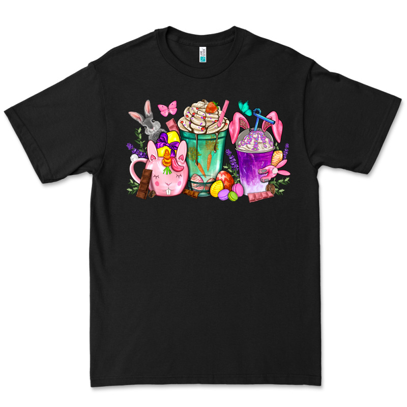 Easter Coffee Cups With Bunny Premium Tee by NancyCooperArtShop | Teevron