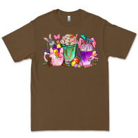 Cacao Easter coffee cups with Bunny Premium Tee - NancyCooperArtShop