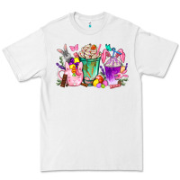 White Easter coffee cups with Bunny Premium Tee - NancyCooperArtShop