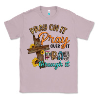 Lilac pray on it pray over it pray through it Classic Tee - Artiststas