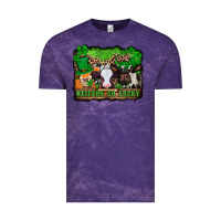 Cloud Purple st patricks cows heifers go lucky Vintage Tee - Jasminsmagicworld