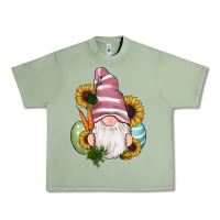 Oil Green easter gnomes egg carrot sunflowers Urban Heavy Tee - RanaPortraitStore