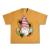Peanut Butter easter gnomes egg carrot sunflowers Urban Heavy Tee - RanaPortraitStore