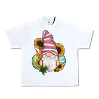 White easter gnomes egg carrot sunflowers Urban Heavy Tee - RanaPortraitStore