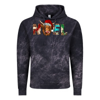 Cloud Black noel highland cow Vintage Hoodie - Jasminsmagicworld