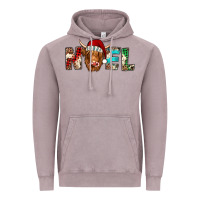 Vintage Zinc noel highland cow Vintage Hoodie - Jasminsmagicworld
