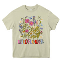 Mossy wildflower malias Heavy Core Tee - MaliasSmallBusiness