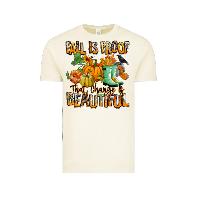 Fall Is Proof That Change Is Beautiful Vintage Tee by RanaPortraitStore | Teevron