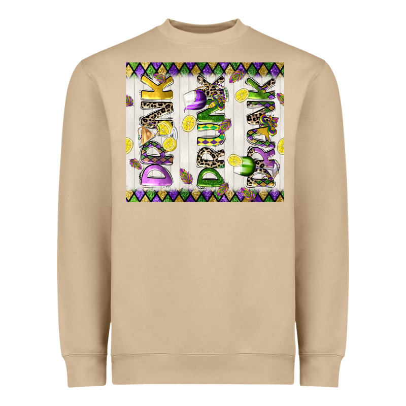 Drink Drunk Drank Tumbler 3 Heavyweight Sweatshirt by CowGirlArtShop | Teevron