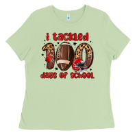 Matcha i tackled 100 days of school Ladies Tee - MaliasSmallBusiness