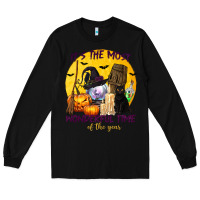 Black It's The Most Wonderful Time of The Year Long Sleeve Tee - texasbilliewilder