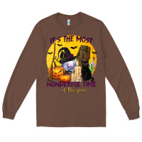 Chestnut It's The Most Wonderful Time of The Year Long Sleeve Tee - texasbilliewilder