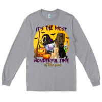 Heather Grey It's The Most Wonderful Time of The Year Long Sleeve Tee - texasbilliewilder
