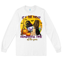 White It's The Most Wonderful Time of The Year Long Sleeve Tee - texasbilliewilder