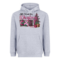Heather Grey all i want for christmas is cure Heavyweight Hoodie - FaDigitalArtStudio