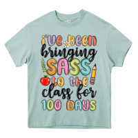 Arona i ve been bringing sass to the class for 100 days Heavy Core Tee - MaliasSmallBusiness