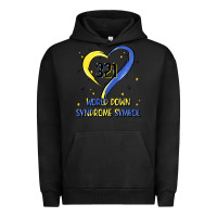Pigment Black world down syndrome symbol Urban Hoodie - Artiststas