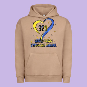 World Down Syndrome Symbol Urban Hoodie Designed By Artiststas