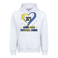 White world down syndrome symbol Urban Hoodie - Artiststas