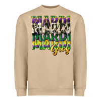Mushroom cowhide mardi gras Heavyweight Sweatshirt - CowGirlArtShop